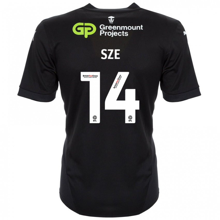 Criança Camisola Chris Sze #14 Preto Alternativa 2024/25 Camisa