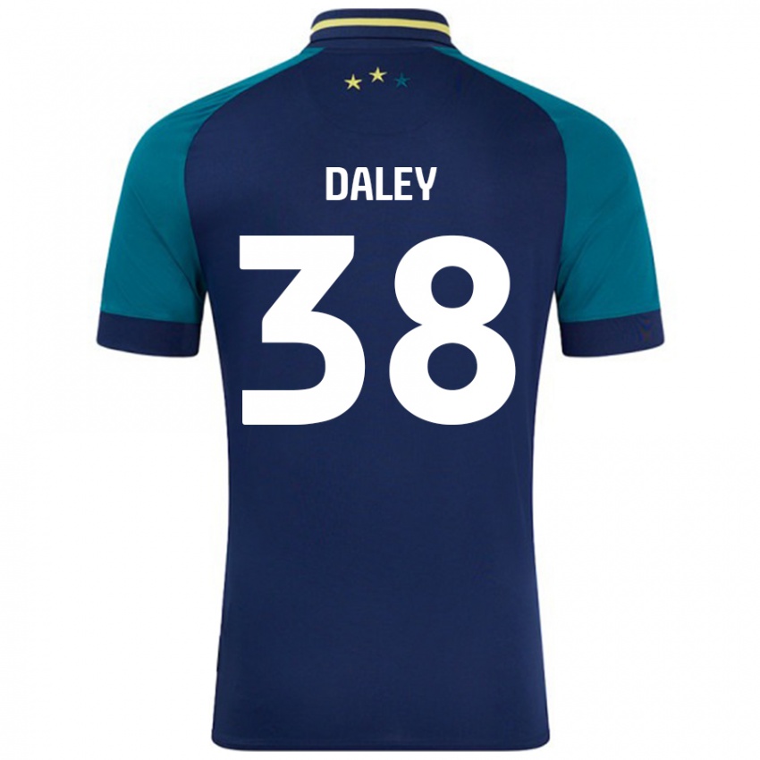 Criança Camisola Luke Daley #38 Verde Da Marinha Verde Alternativa 2024/25 Camisa