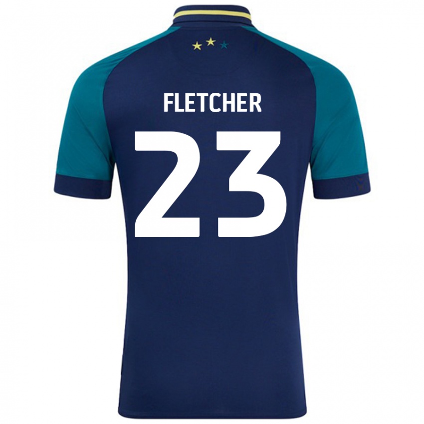 Criança Camisola Serena Fletcher #23 Verde Da Marinha Verde Alternativa 2024/25 Camisa