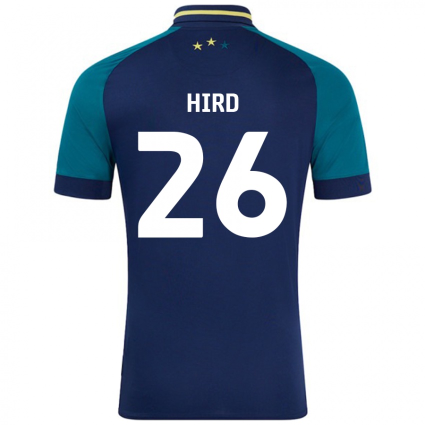 Criança Camisola Kayley Hird #26 Verde Da Marinha Verde Alternativa 2024/25 Camisa