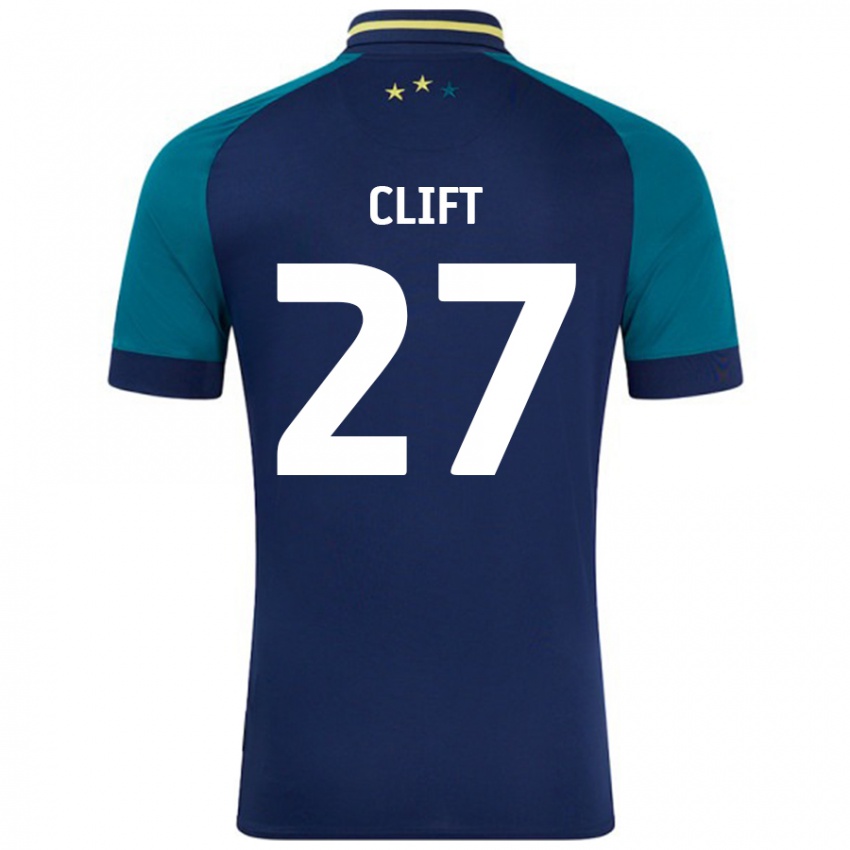 Criança Camisola Cassidy Clift #27 Verde Da Marinha Verde Alternativa 2024/25 Camisa