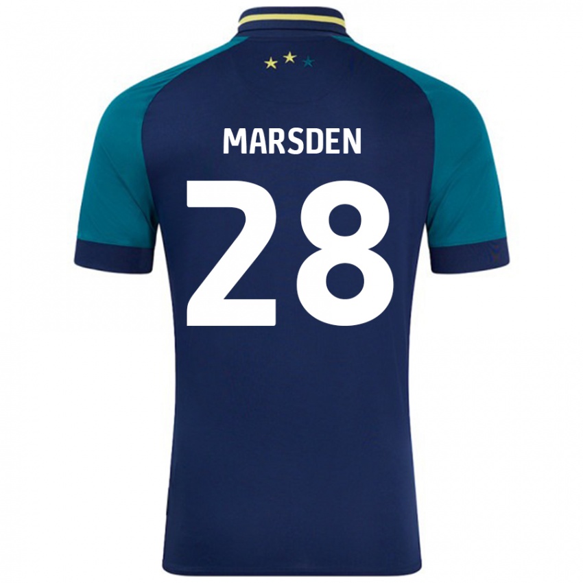 Criança Camisola Brooke Marsden #28 Verde Da Marinha Verde Alternativa 2024/25 Camisa