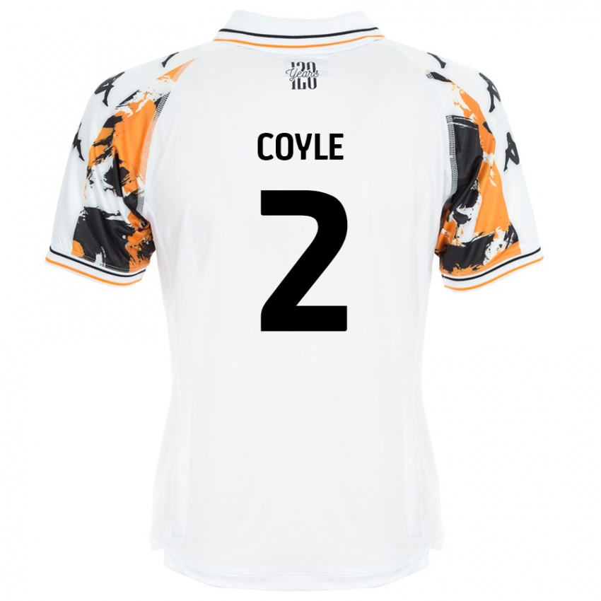 Criança Camisola Lewie Coyle #2 Branco Alternativa 2024/25 Camisa