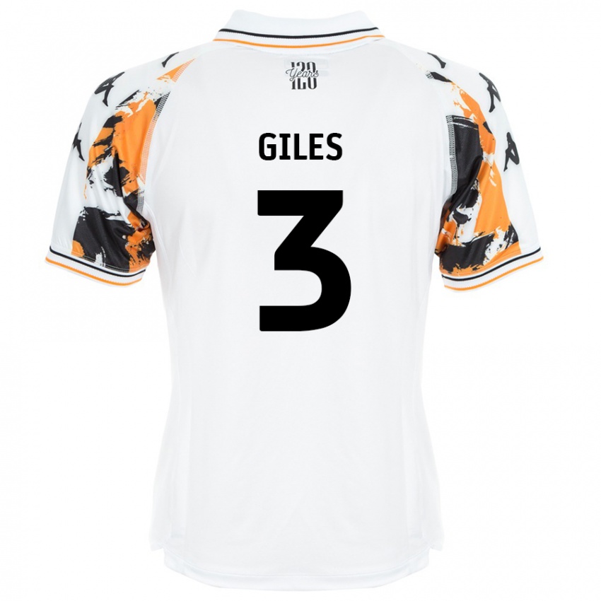 Criança Camisola Ryan Giles #3 Branco Alternativa 2024/25 Camisa