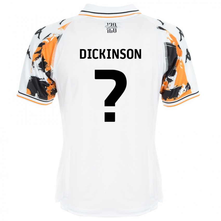 Criança Camisola George Dickinson #0 Branco Alternativa 2024/25 Camisa