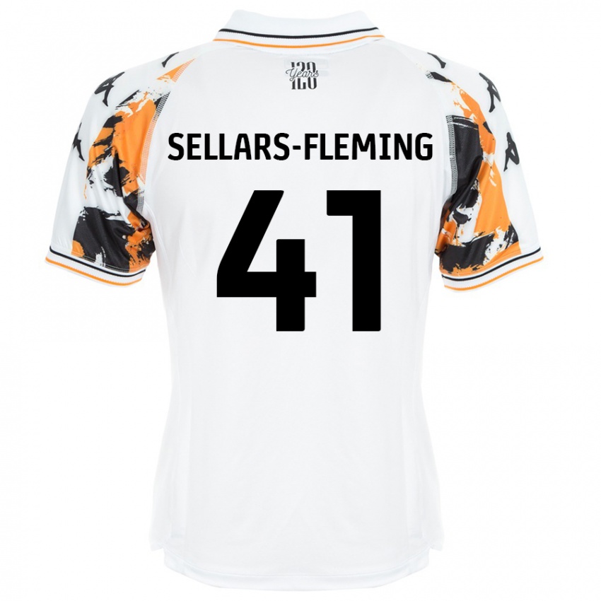 Criança Camisola Tyrell Sellars-Fleming #41 Branco Alternativa 2024/25 Camisa