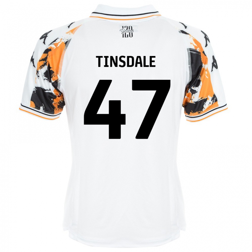 Criança Camisola Nathan Tinsdale #47 Branco Alternativa 2024/25 Camisa