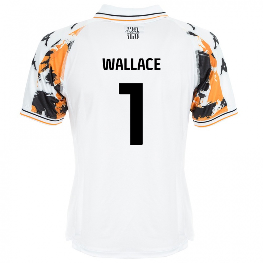 Criança Camisola Abbi Wallace #1 Branco Alternativa 2024/25 Camisa