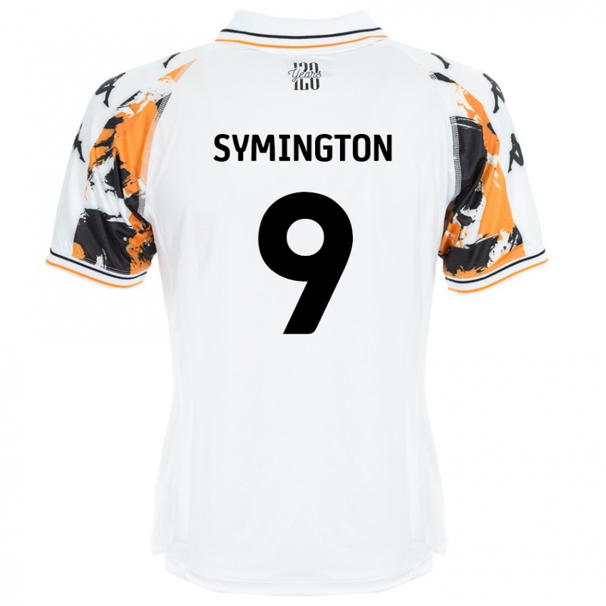 Criança Camisola Jo Symington #9 Branco Alternativa 2024/25 Camisa