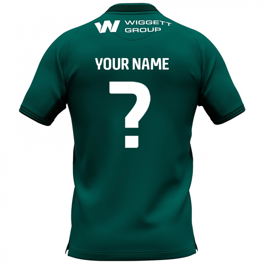 Criança Camisola Seu Nome #0 Verde Alternativa 2024/25 Camisa