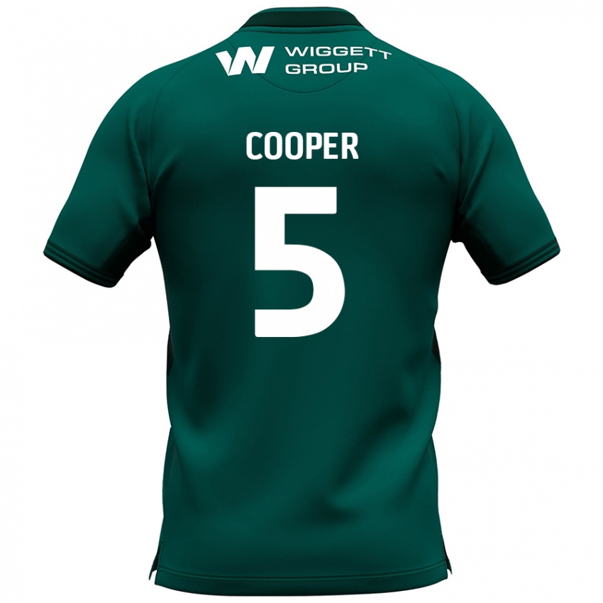 Criança Camisola Jake Cooper #5 Verde Alternativa 2024/25 Camisa