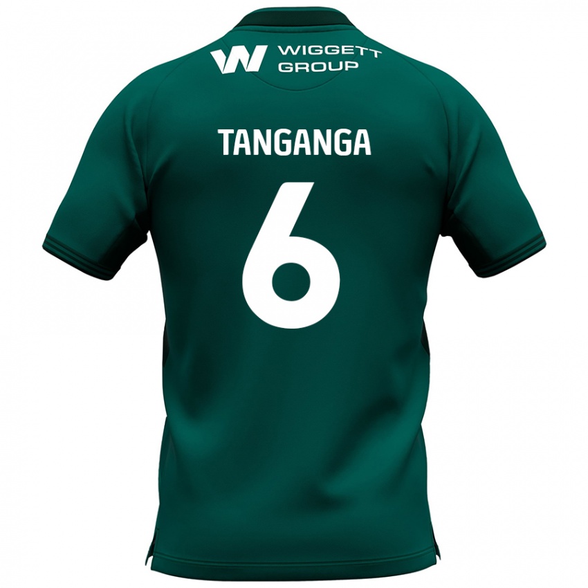 Criança Camisola Japhet Tanganga #6 Verde Alternativa 2024/25 Camisa