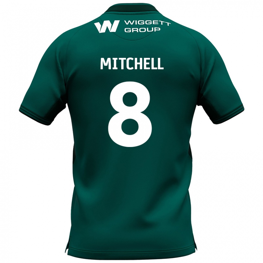 Criança Camisola Billy Mitchell #8 Verde Alternativa 2024/25 Camisa