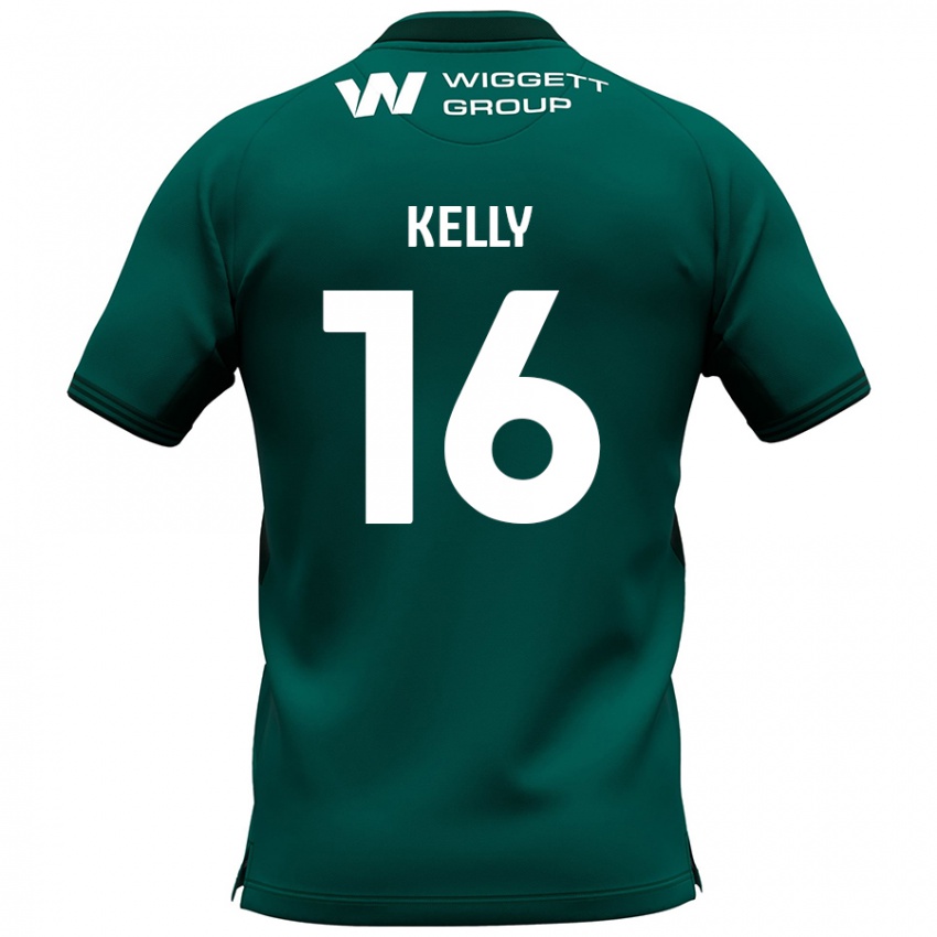 Criança Camisola Daniel Kelly #16 Verde Alternativa 2024/25 Camisa