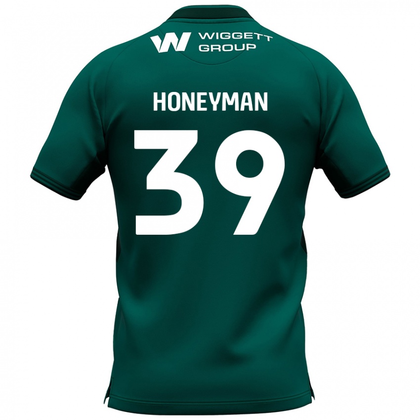 Criança Camisola George Honeyman #39 Verde Alternativa 2024/25 Camisa