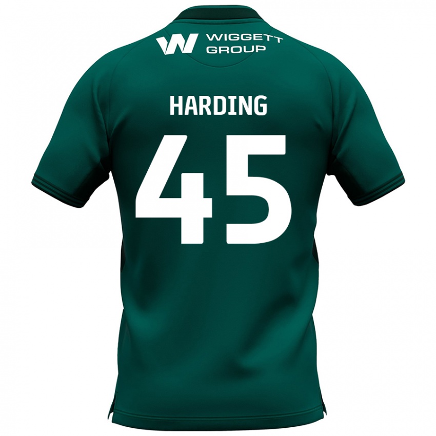 Criança Camisola Wes Harding #45 Verde Alternativa 2024/25 Camisa