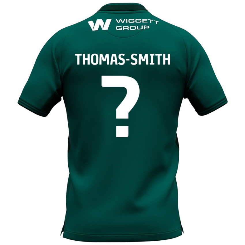 Criança Camisola Jaydon Thomas-Smith #0 Verde Alternativa 2024/25 Camisa