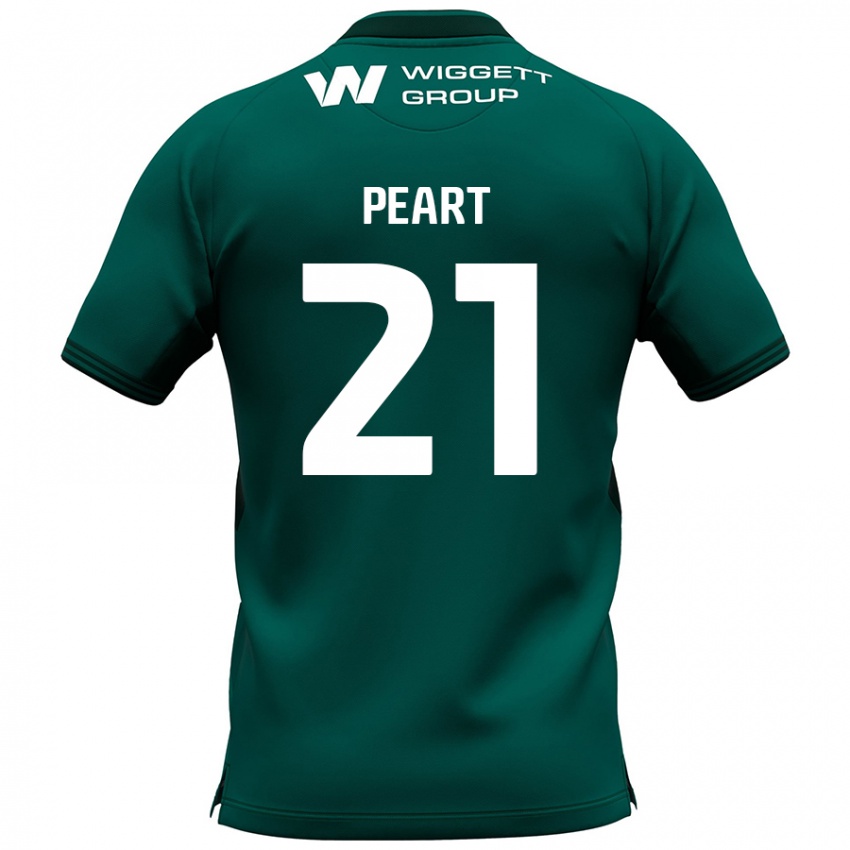 Criança Camisola Kalani Peart #21 Verde Alternativa 2024/25 Camisa