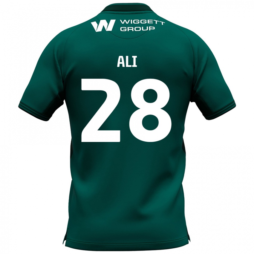 Criança Camisola Francesca Ali #28 Verde Alternativa 2024/25 Camisa