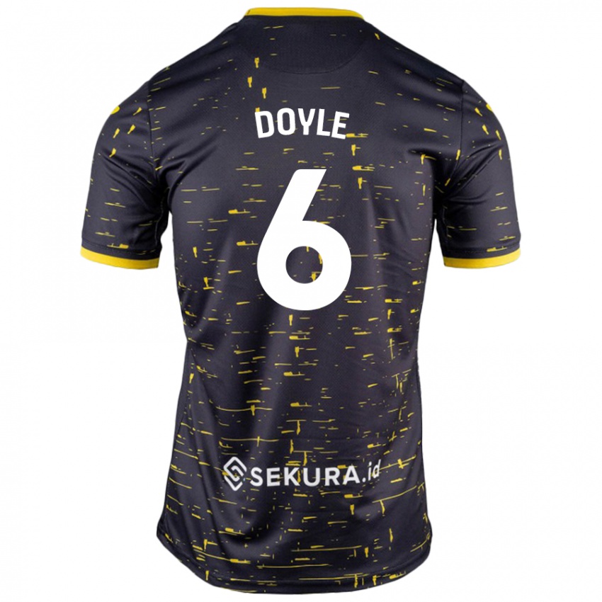 Criança Camisola Callum Doyle #6 Amarelo Preto Alternativa 2024/25 Camisa