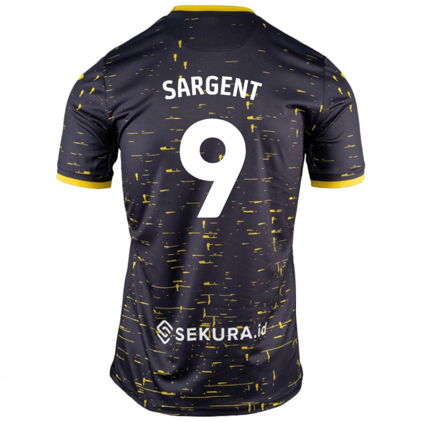 Criança Camisola Josh Sargent #9 Amarelo Preto Alternativa 2024/25 Camisa