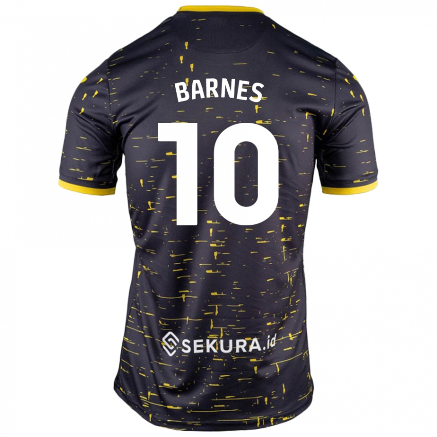 Criança Camisola Ashley Barnes #10 Amarelo Preto Alternativa 2024/25 Camisa