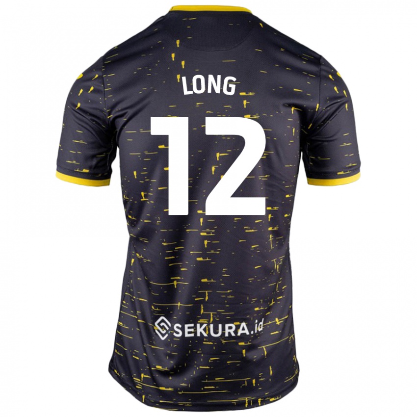 Criança Camisola George Long #12 Amarelo Preto Alternativa 2024/25 Camisa