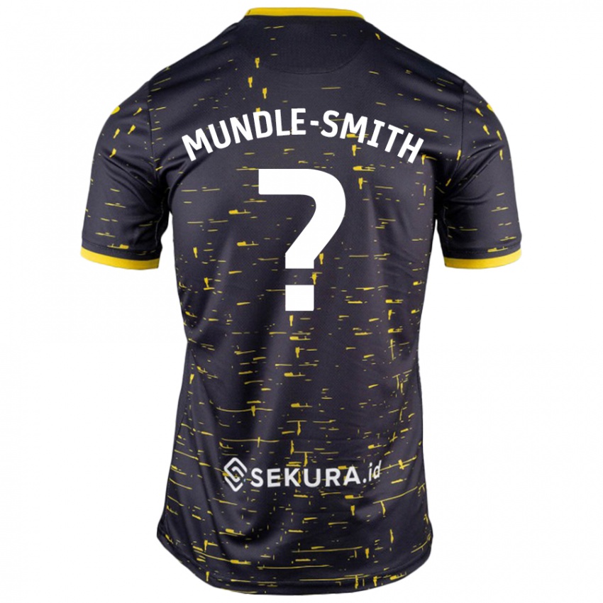 Criança Camisola Errol Mundle-Smith #0 Amarelo Preto Alternativa 2024/25 Camisa