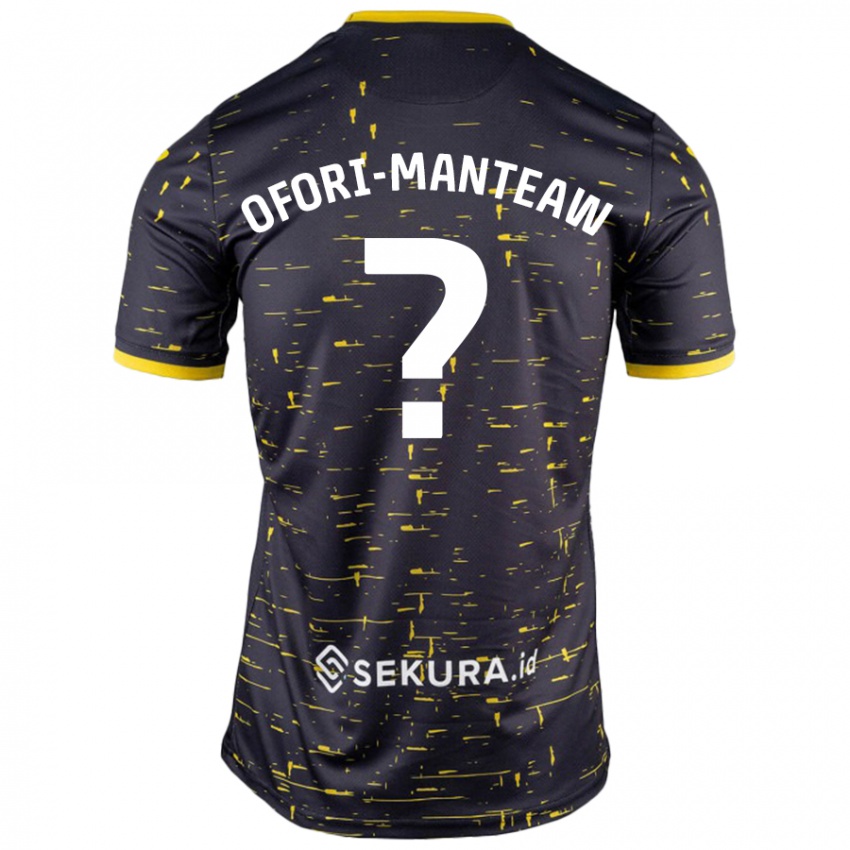 Criança Camisola Lloyd Ofori-Manteaw #0 Amarelo Preto Alternativa 2024/25 Camisa