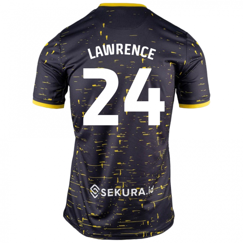 Criança Camisola Rachel Lawrence #24 Amarelo Preto Alternativa 2024/25 Camisa