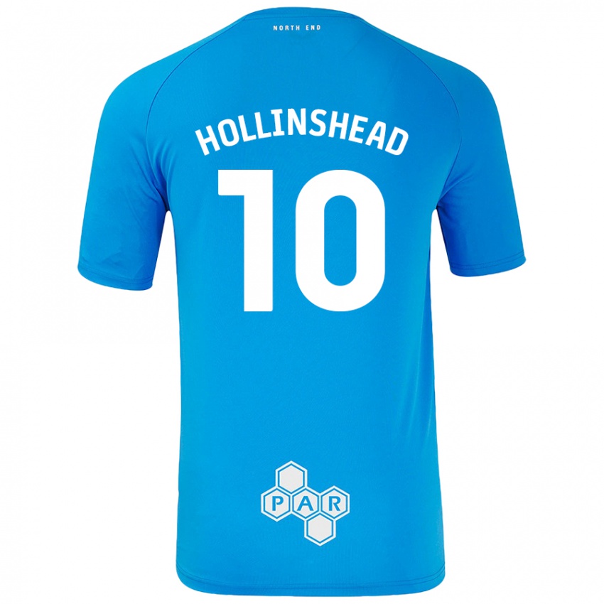 Criança Camisola Emily Hollinshead #10 Céu Azul Alternativa 2024/25 Camisa