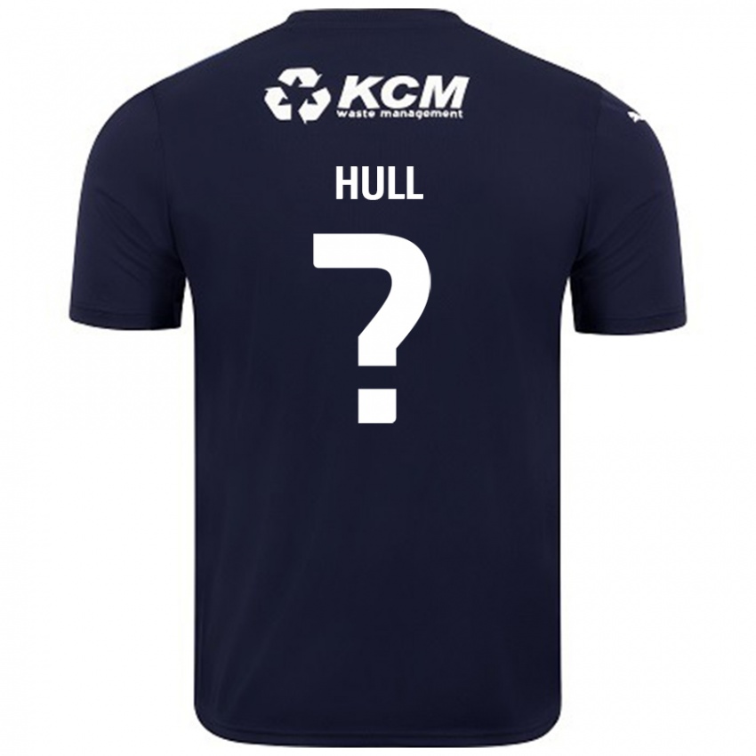 Criança Camisola Jake Hull #0 Azul Marinho Alternativa 2024/25 Camisa