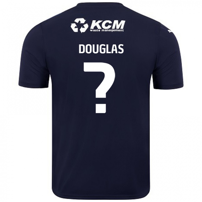 Criança Camisola Hamish Douglas #0 Azul Marinho Alternativa 2024/25 Camisa