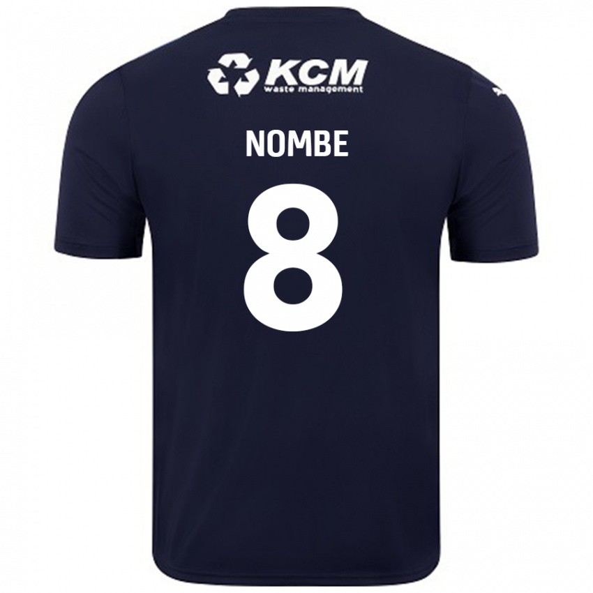 Criança Camisola Sam Nombe #8 Azul Marinho Alternativa 2024/25 Camisa