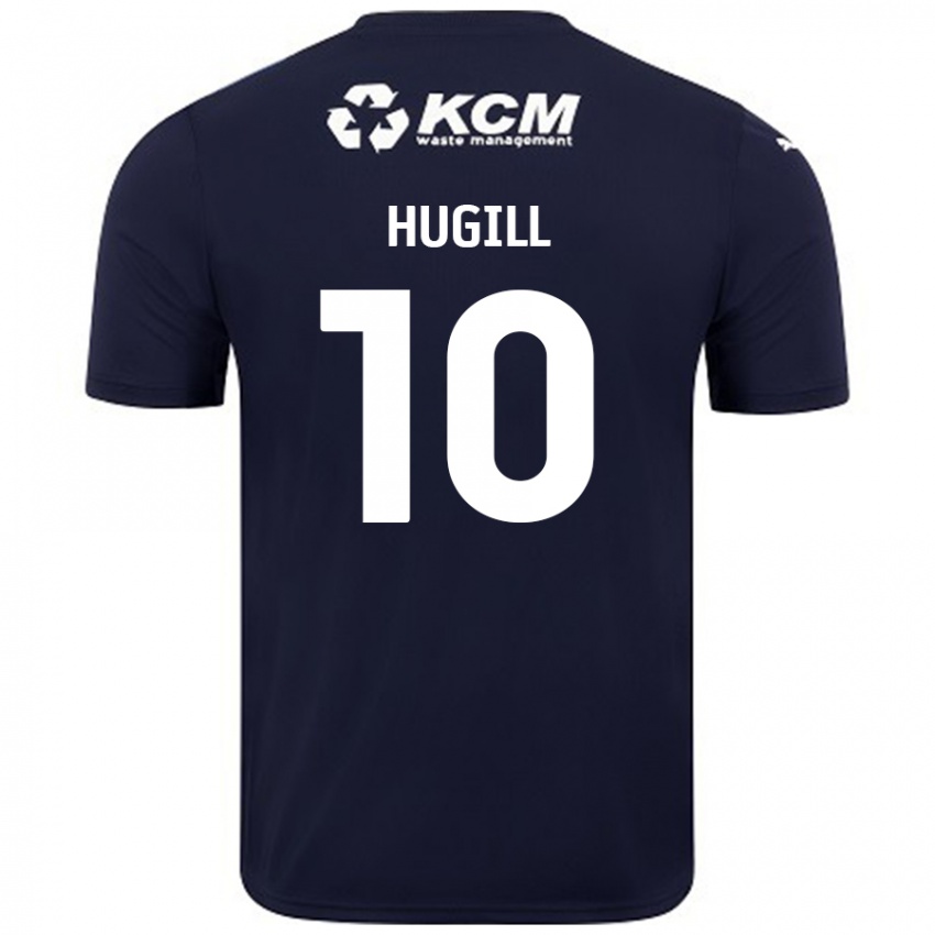 Criança Camisola Jordan Hugill #10 Azul Marinho Alternativa 2024/25 Camisa