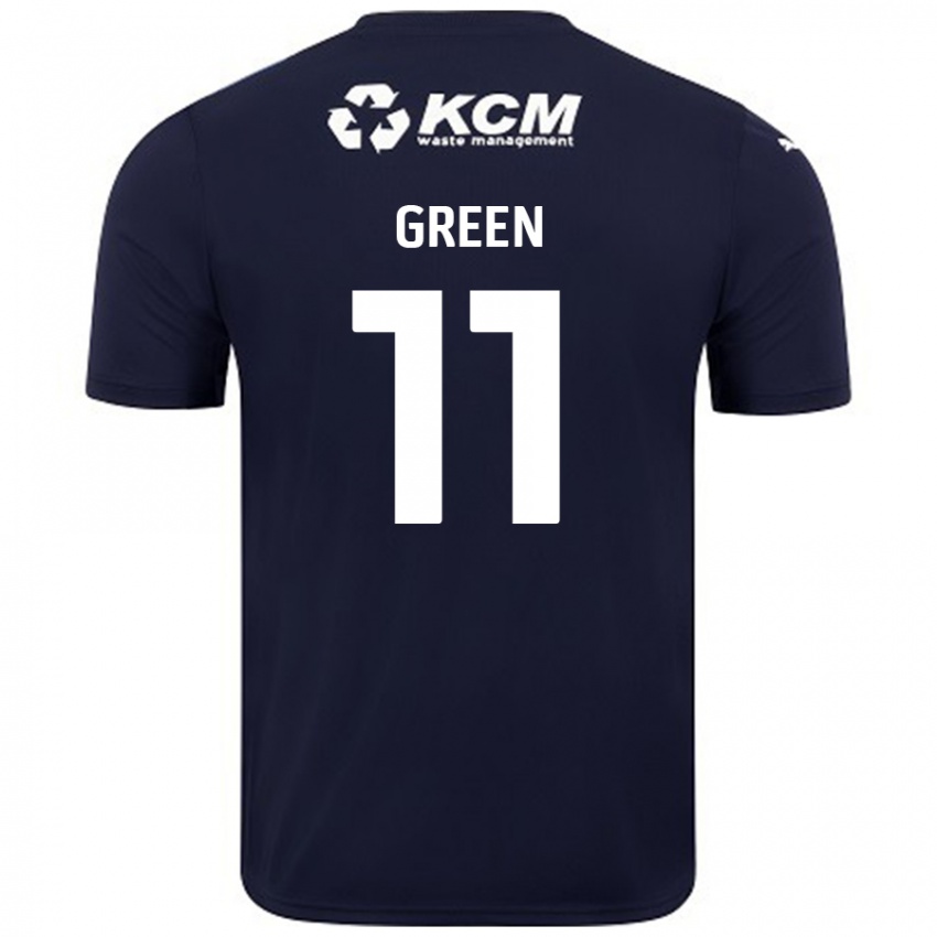 Criança Camisola Andre Green #11 Azul Marinho Alternativa 2024/25 Camisa