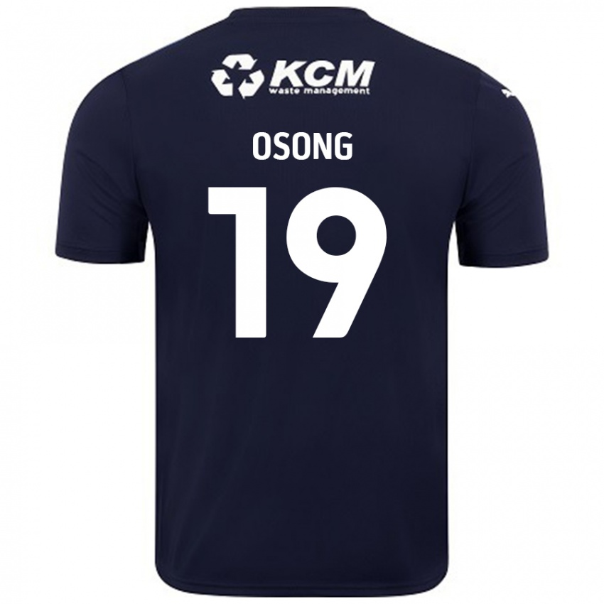 Criança Camisola Detlef Esapa Osong #19 Azul Marinho Alternativa 2024/25 Camisa