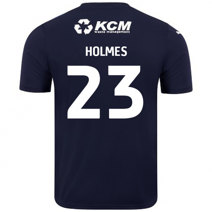 Criança Camisola Jack Holmes #23 Azul Marinho Alternativa 2024/25 Camisa