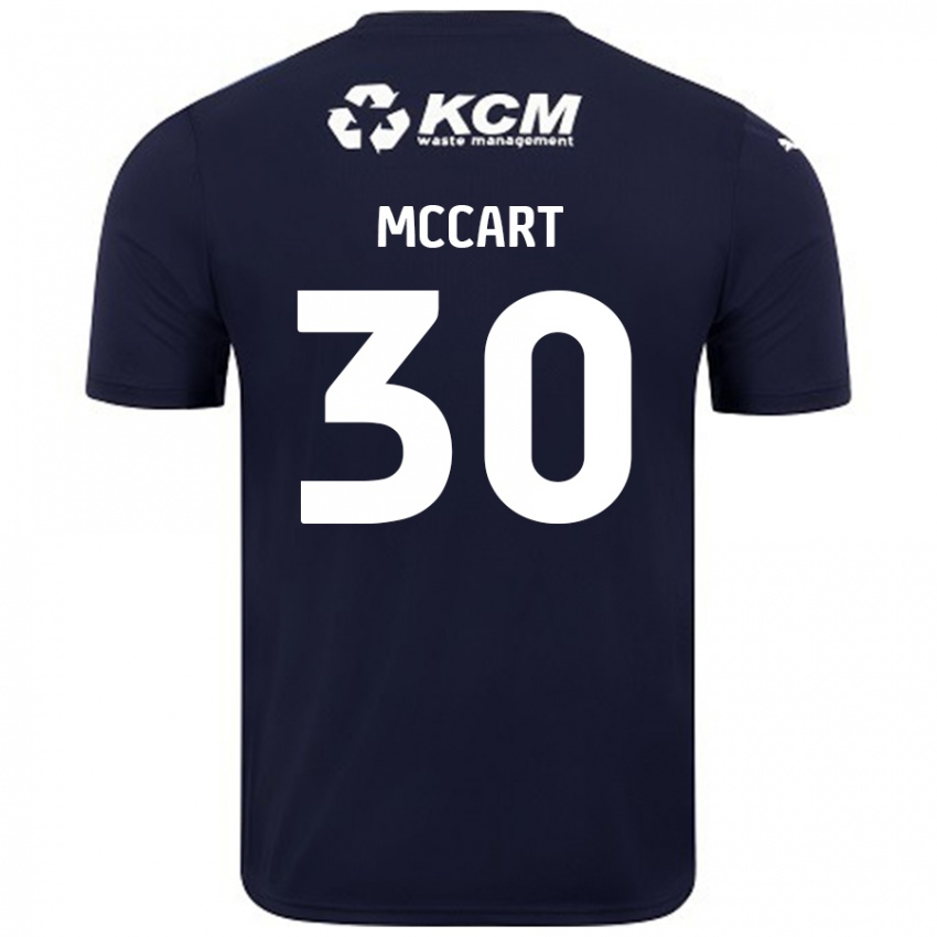 Criança Camisola Jamie Mccart #30 Azul Marinho Alternativa 2024/25 Camisa