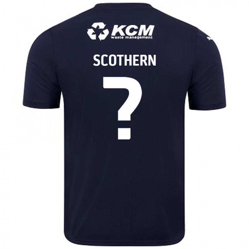 Criança Camisola Ben Scothern #0 Azul Marinho Alternativa 2024/25 Camisa