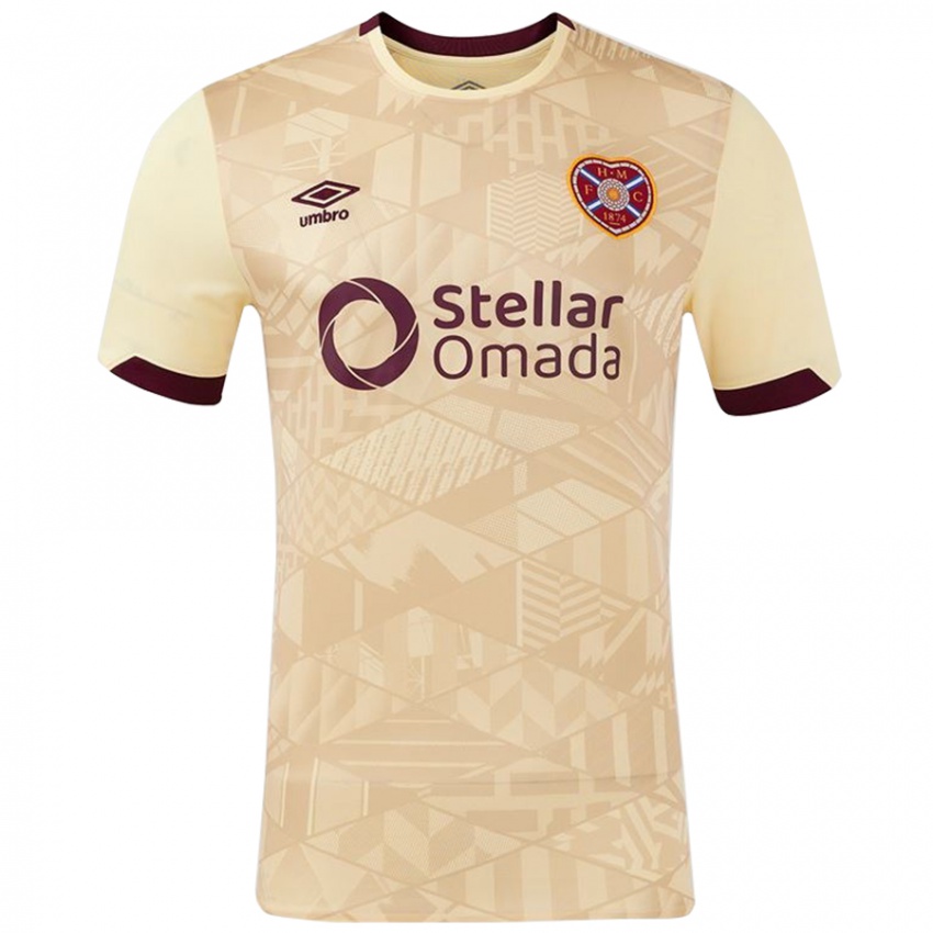 Criança Camisola Seu Nome #0 Borgonha Creme Alternativa 2024/25 Camisa