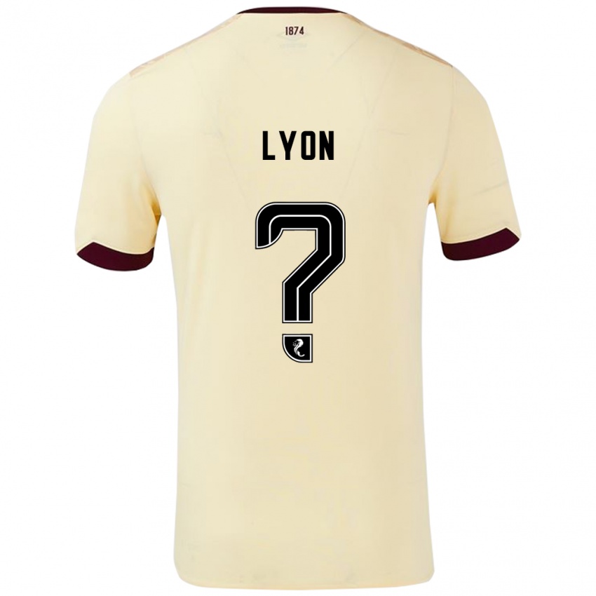 Criança Camisola Jack Lyon #0 Borgonha Creme Alternativa 2024/25 Camisa