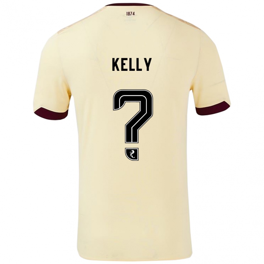 Criança Camisola Ryan Kelly #0 Borgonha Creme Alternativa 2024/25 Camisa