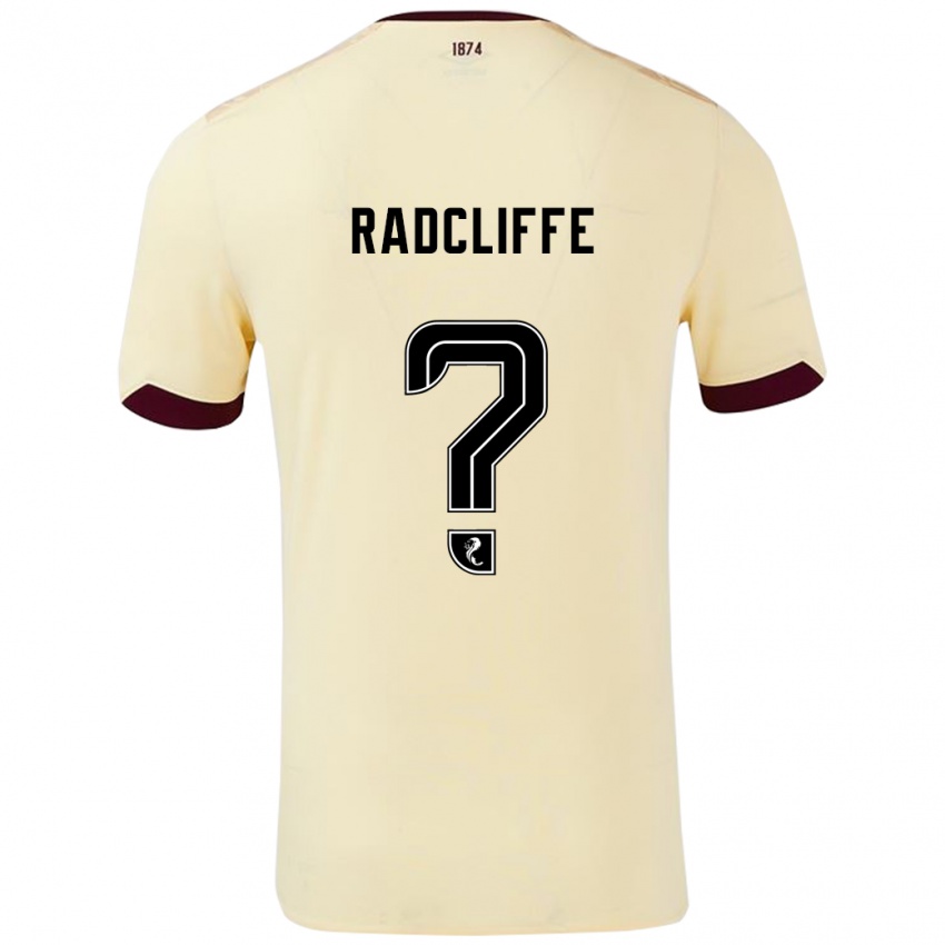 Criança Camisola Josh Radcliffe #0 Borgonha Creme Alternativa 2024/25 Camisa