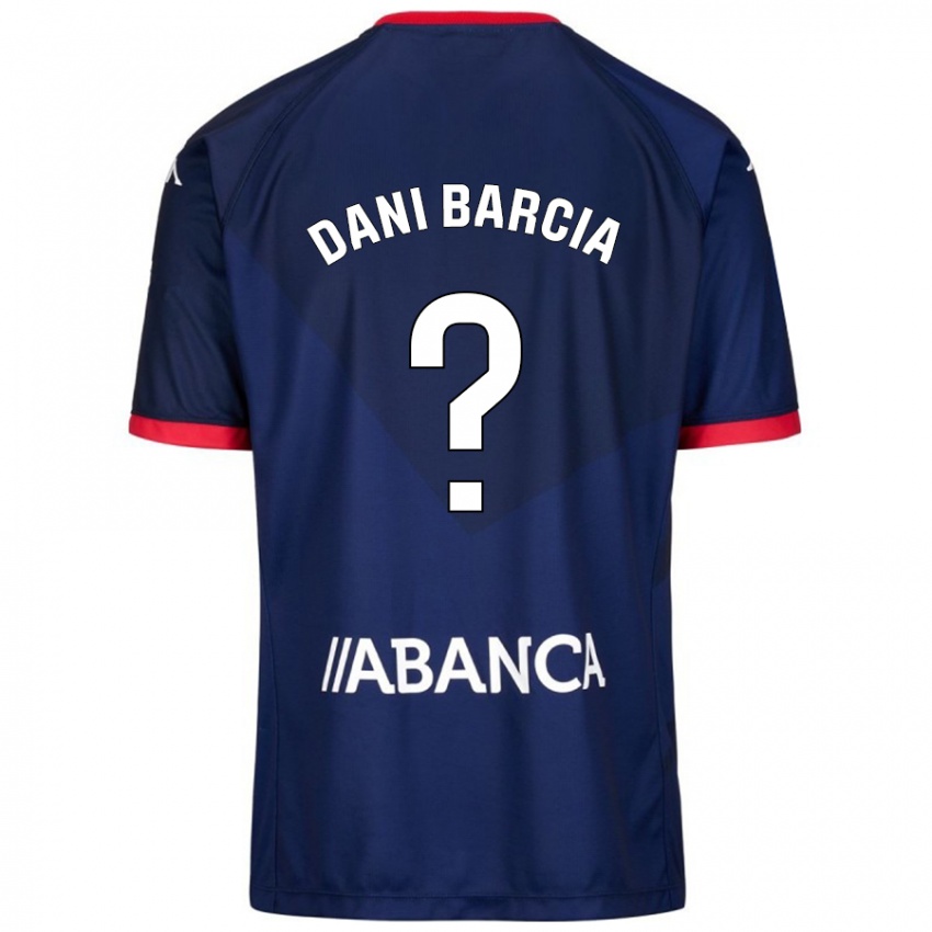 Criança Camisola Dani Barcia #5 Azul Marinho Alternativa 2024/25 Camisa