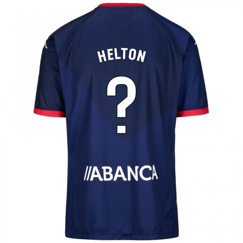 Criança Camisola Helton Leite #25 Azul Marinho Alternativa 2024/25 Camisa