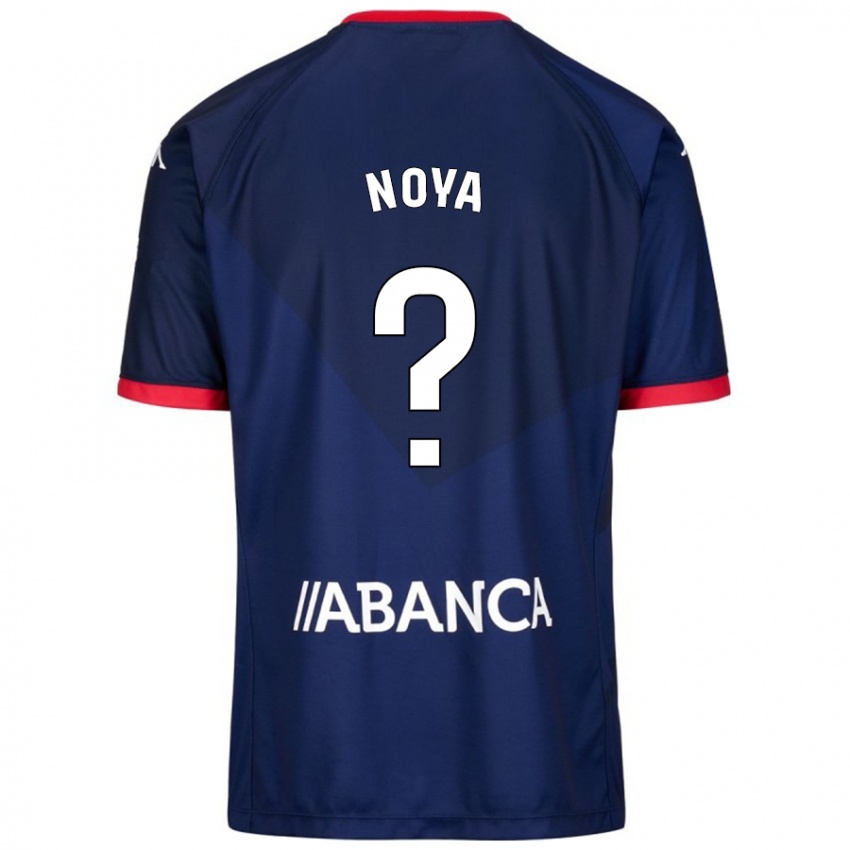 Criança Camisola Román Noya #0 Azul Marinho Alternativa 2024/25 Camisa