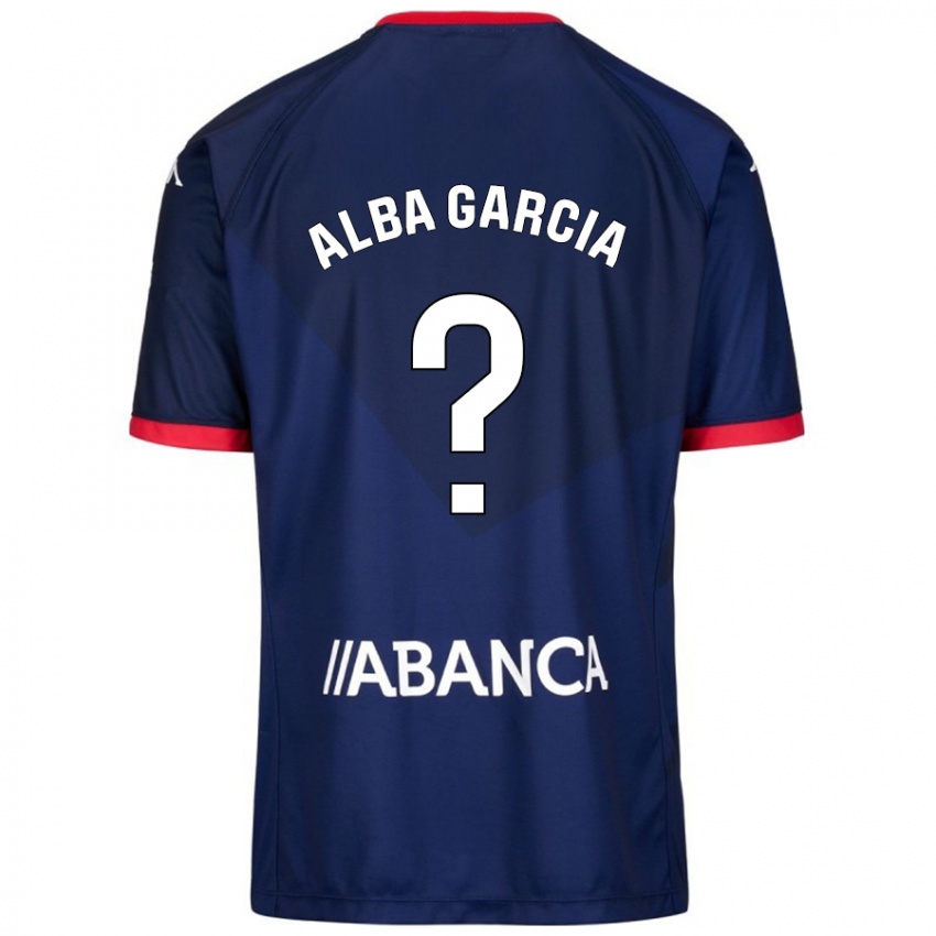 Criança Camisola Lucía Alba García #13 Azul Marinho Alternativa 2024/25 Camisa