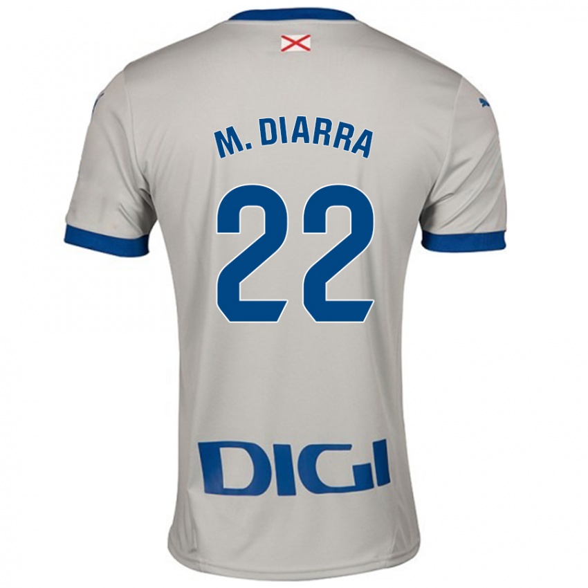 Criança Camisola Moussa Diarra #22 Cinza Leve Alternativa 2024/25 Camisa