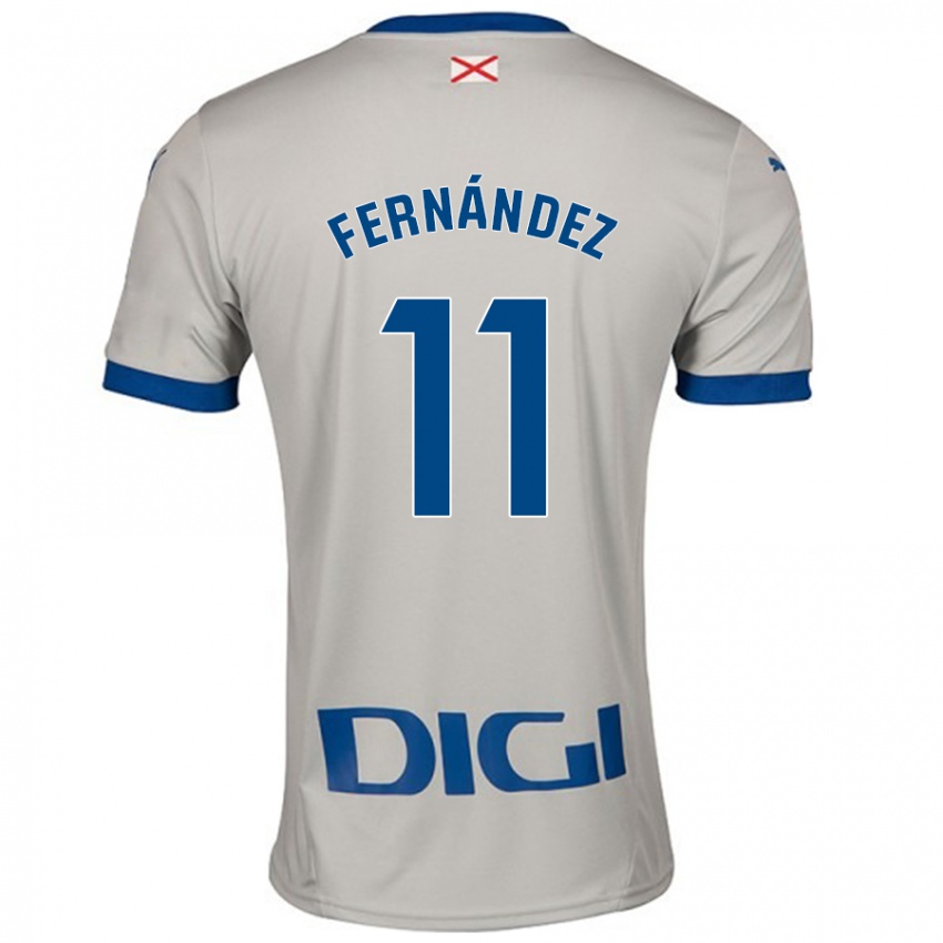 Criança Camisola Imanol Fernández #11 Cinza Leve Alternativa 2024/25 Camisa